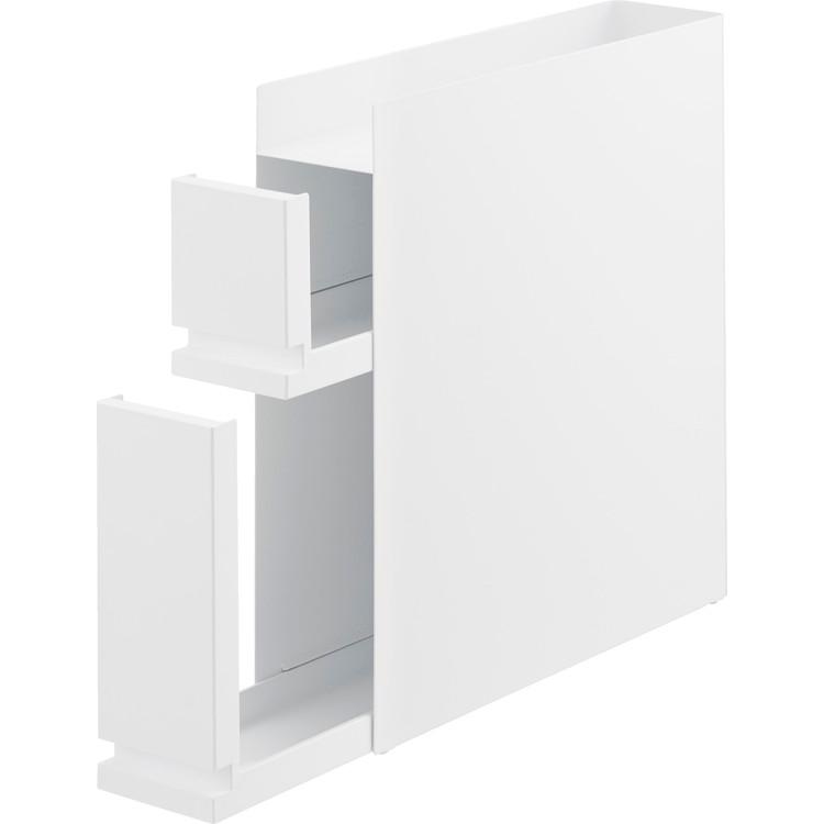 tower 山崎実業 タワー 隠せる調味料ラック 2段 ホワイト