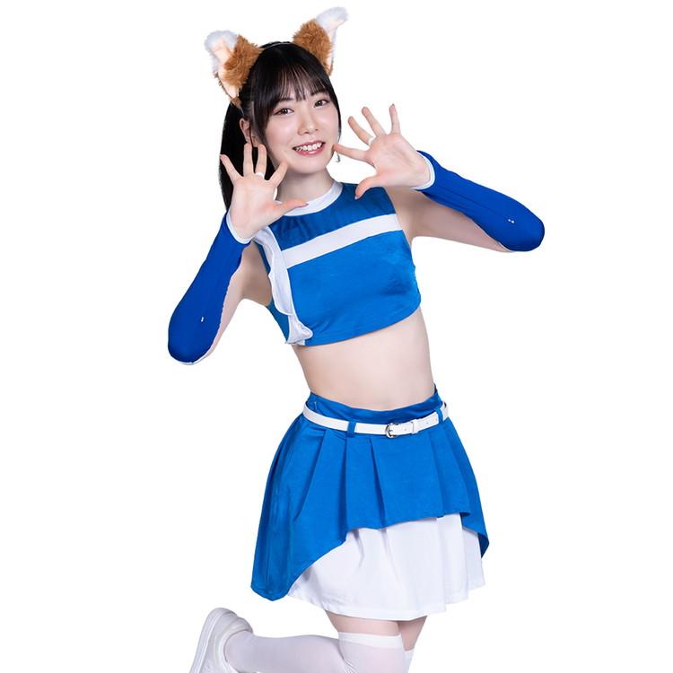 チアガール チア 仮装 衣装 コスプレ コスチューム イベント Fブルー