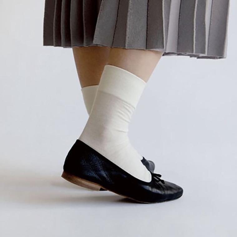 今だけ送料無料 RESTFOLKウールソックスパンプス 冷えとり res009 fluffy |  | 06