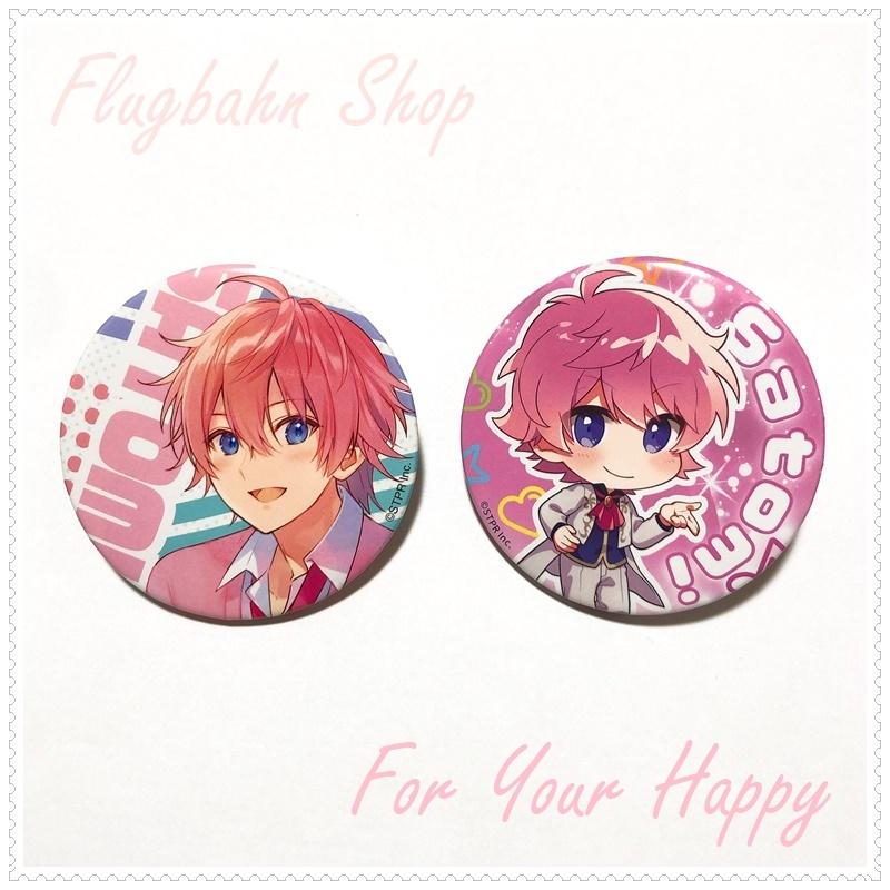 すとぷり　さとみ　缶バッチ　2021　newyear デフォ　にゅーいやー 20 ゲーム・おもちゃ・グッズ すとぷり さとみ 缶バッチ 2021