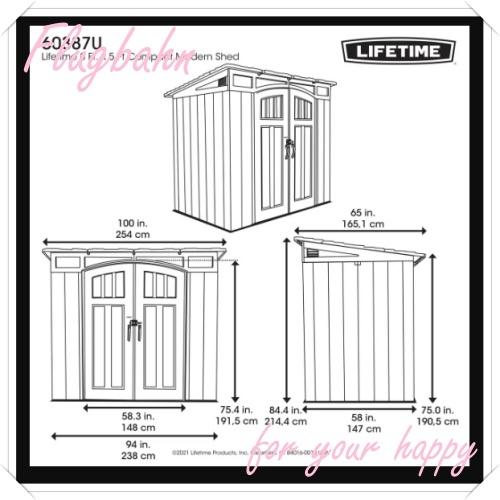 LIFETIME ライフタイム 物置 倉庫 収納庫 小屋 【MODERN SHED LIFETIME ライフタイム 物置 倉庫 収納庫 小屋 【MODERN SHED