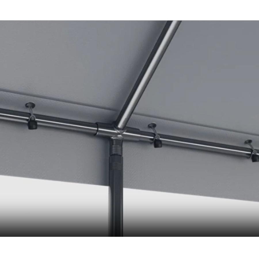 コストコ スチールフレームキャノピー ガレージテント COSTCO グレー