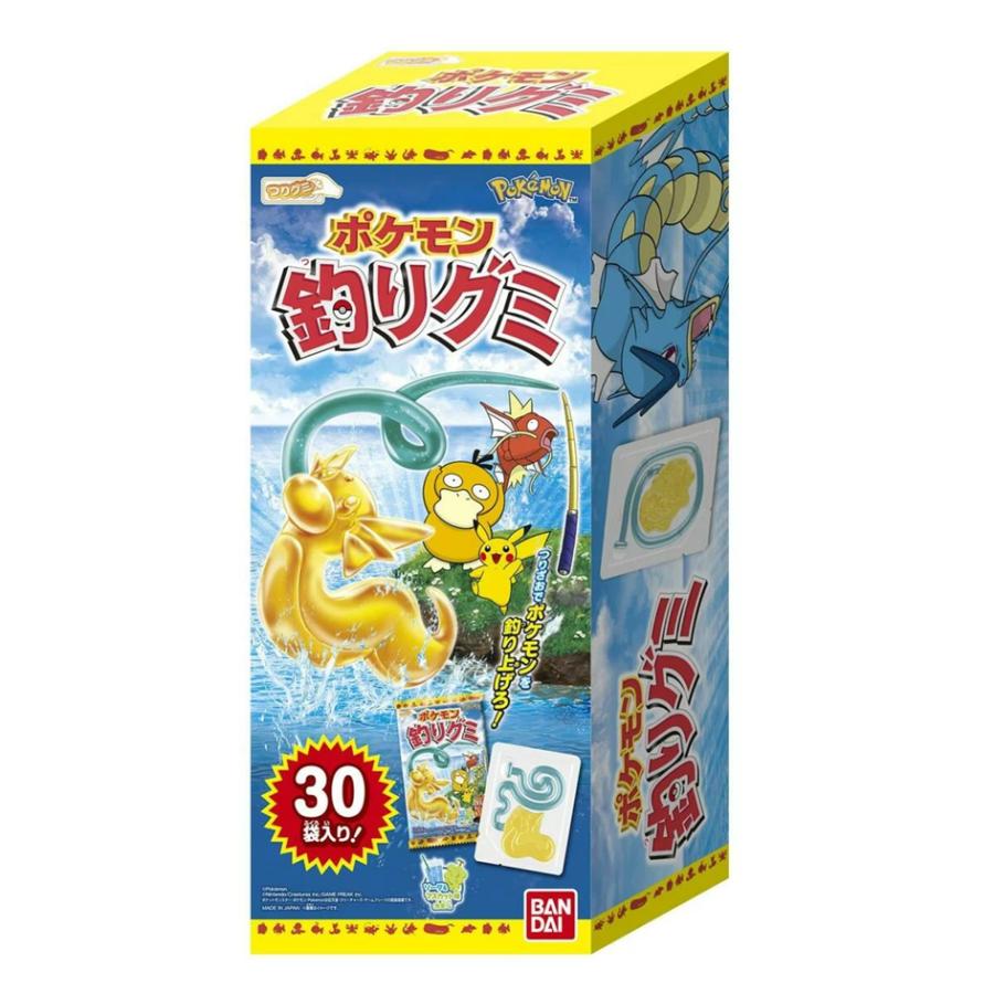BANDAI（バンダイ） ポケモン 釣りグミ 30個入 ソーダ マスカット グミ