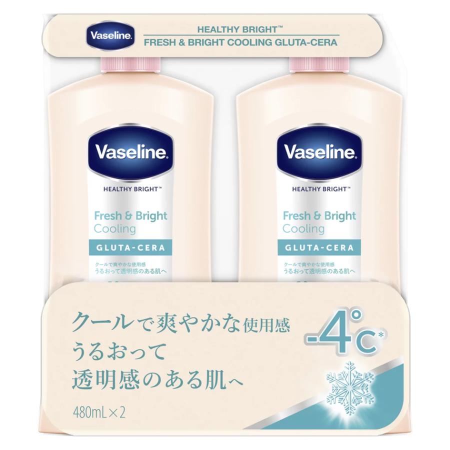 Vaseline（ヴァセリン） ボディローション 480mL 2本 ヘルシーブライト