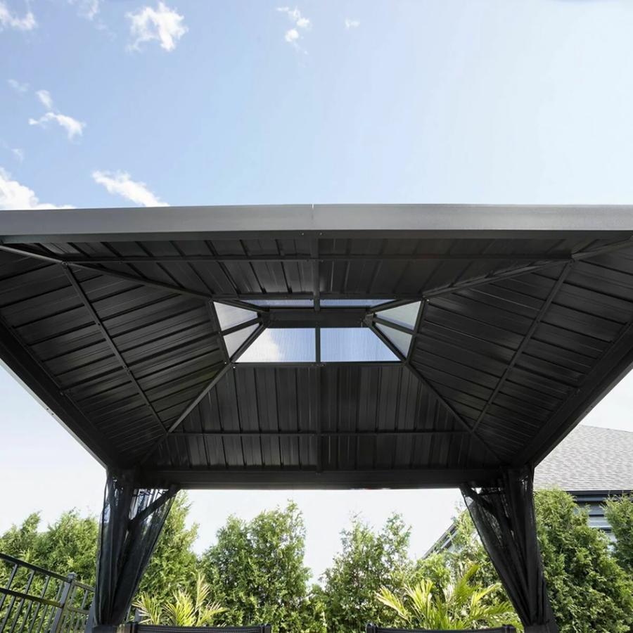 ガゼボ サンシェルター 東屋 SOJAG SKYLIGHT [10x12ft 3x3.6m] 天窓