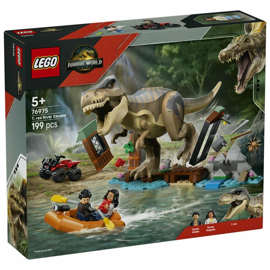 LEGO（レゴ） ジュラシックワールド T-レックス 76975 川づたいの脱出
