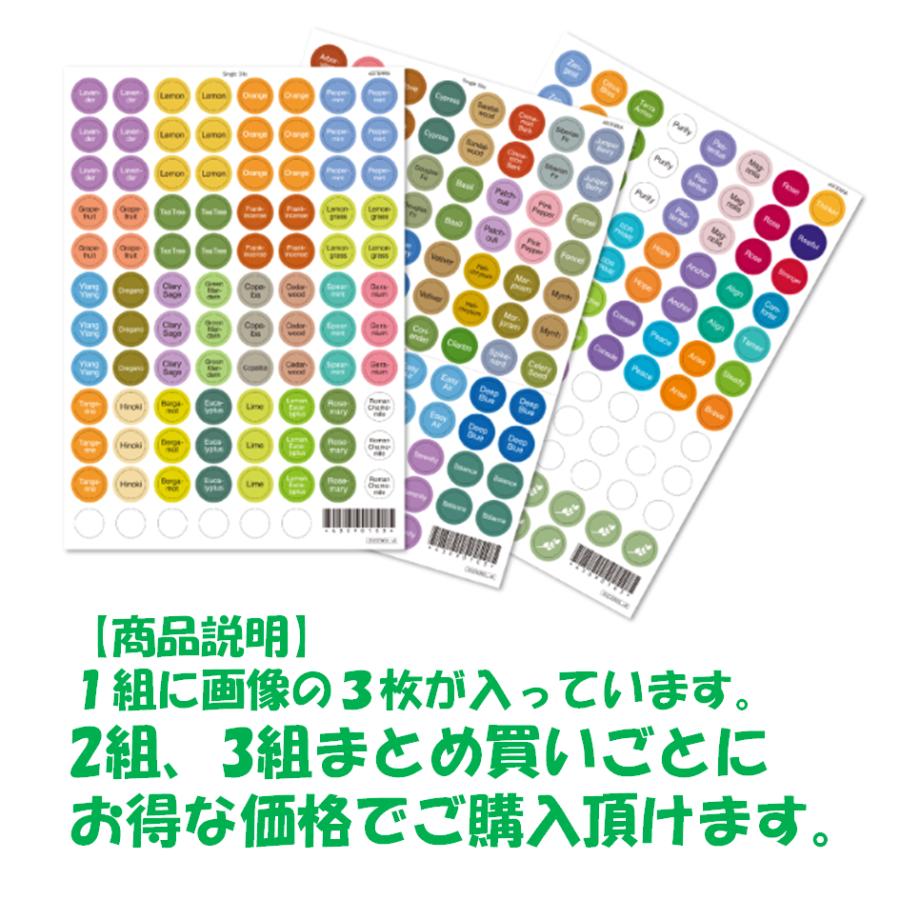doTERRA（ドテラ） キャップステッカー 1組 3枚セット 正規品 オイル