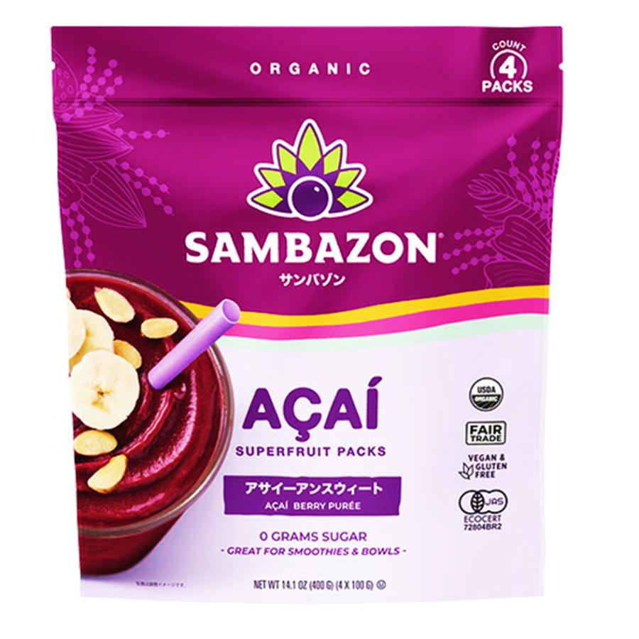 こにゃ コストコ アサイー アサイーピューレ 8食×2袋 サンバゾン