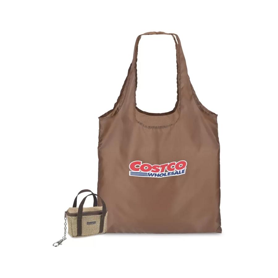 コストコ（Costco） エコバッグ ミニポーチ 折り畳み ネイビー