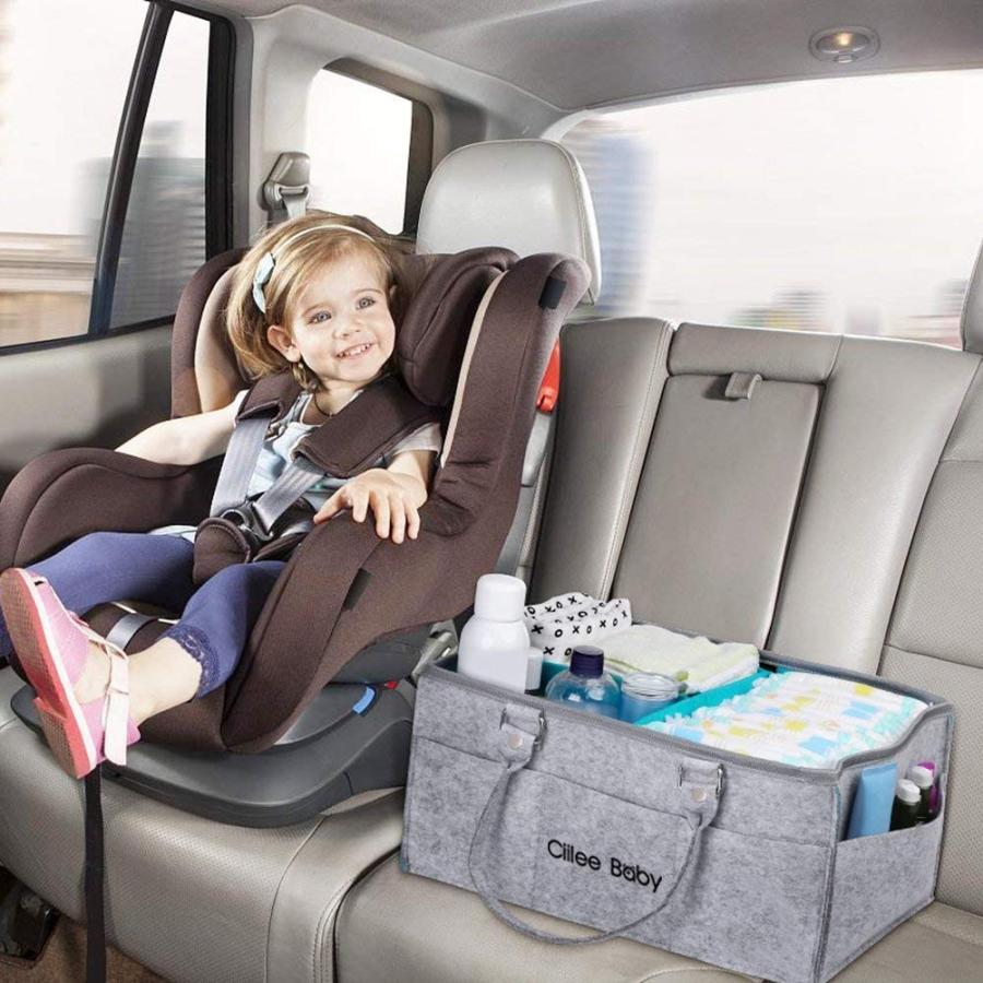 おむつストッカー オムツストッカー ベビー用品収納バッグ オムツ収納ケース おむつ収納バッグ 折りたたみ 収納ボックス 小物入れ グレー カ Supersport Tn