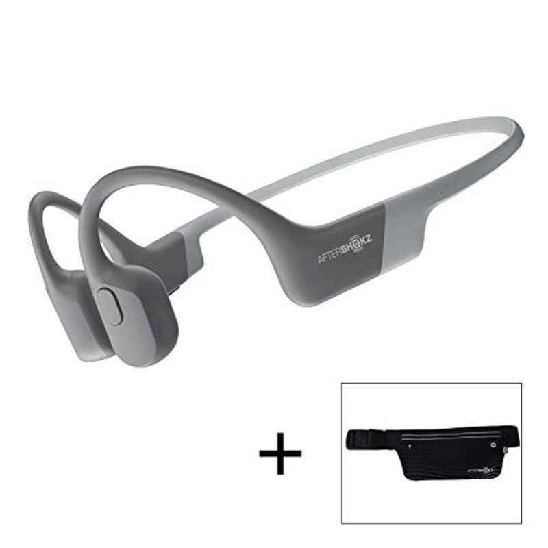 Aftershokz Aeropex 骨伝導ワイヤレスヘッドホン 防水bluetooth5 0 ルナグレイ Asahi Ad Co Jp