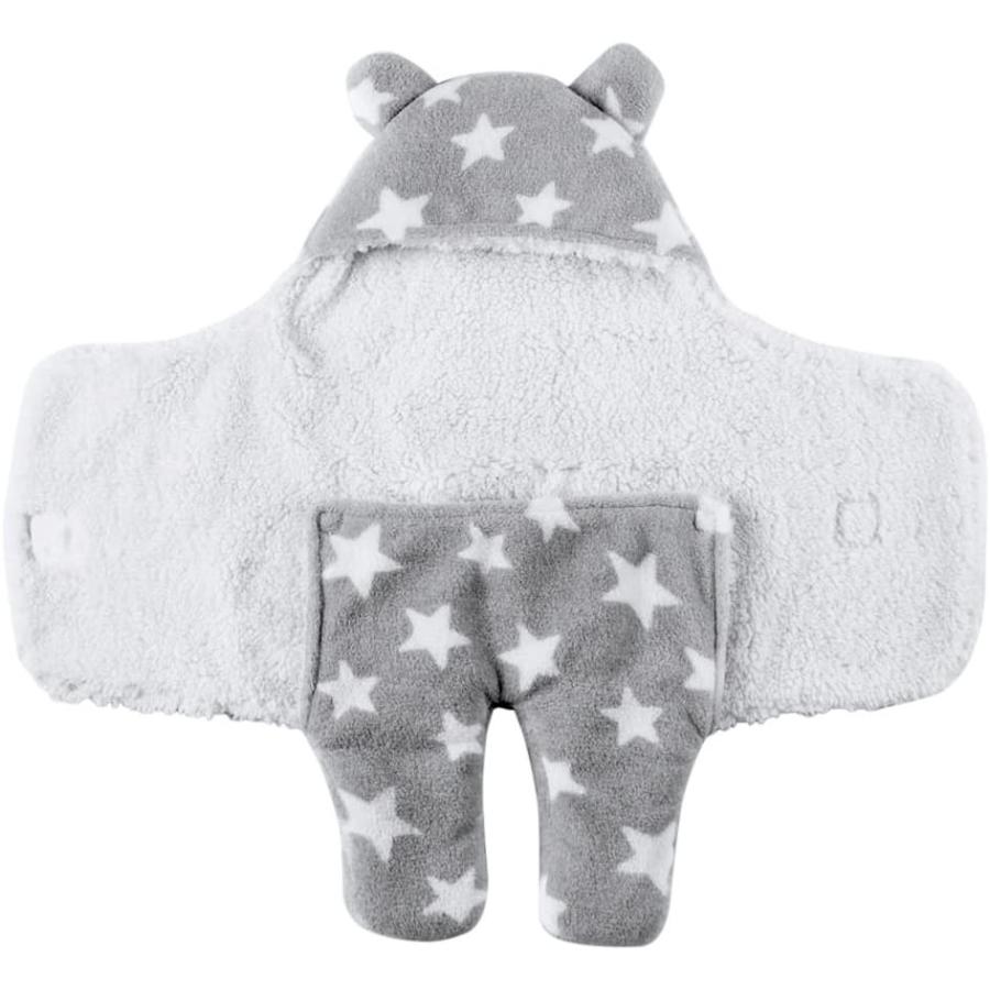 素晴らしい おくるみ ブランケット ベビー服 すっぽり やわらか 星柄 動物 足付き かわいい 着ぐるみ 防寒 厚い 退院時 出産祝い 寒さ対策 ベビー Materialworldblog Com