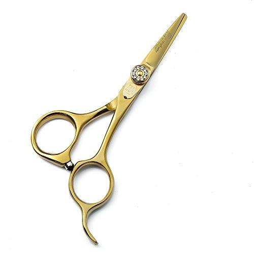 Moontay 4 0インチ ヘアカットシザー 髪切り 髭剃りシザー 高級鋼 日本440ｃ ゴールド Www Tecnicoscba Org Ar