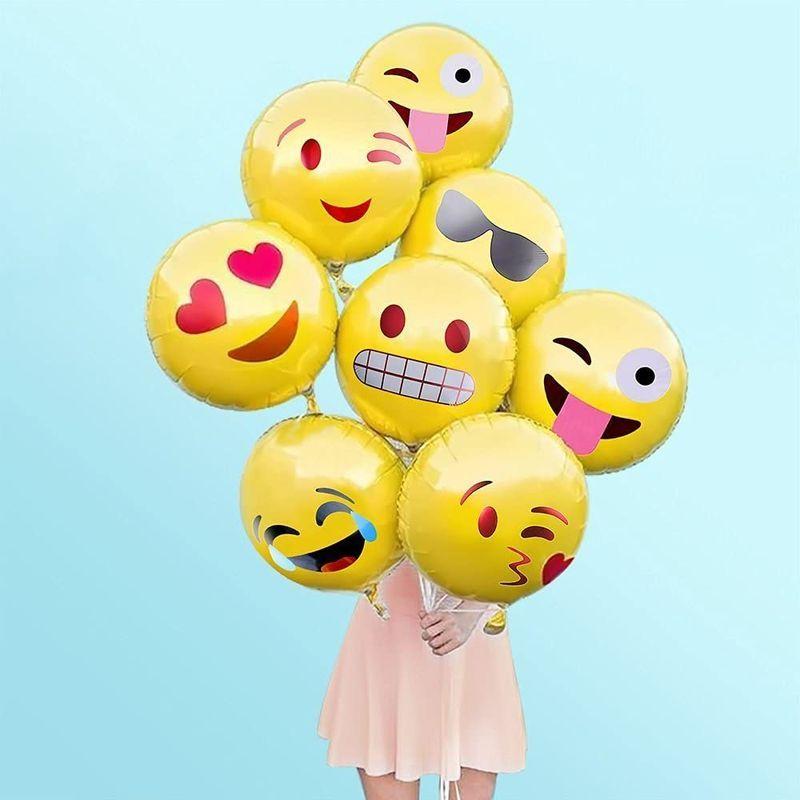 高級な Aesetek 18インチ絵文字 Happy Birthday 文字風船 誕生日とパーティー飾り用バルーン 8種類 15個セット 並行輸入品 Supplystudies Com
