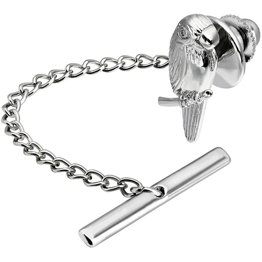 Hawsonタイタックメンズネクタイピンチェーン付き動物型ネクタイアクセサリー用ネクタイタック レンネクタイタックピンシルバー Fluffy Mane 通販 Yahoo ショッピング