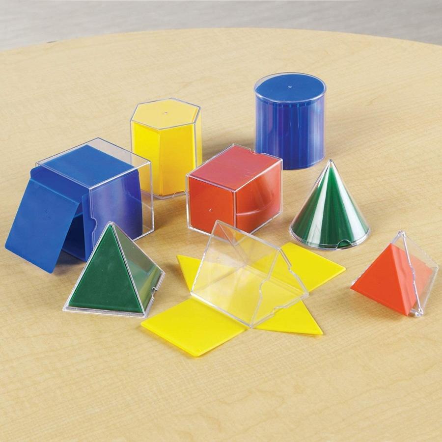 43 割引ホワイト系から厳選した 2d3d Geometric Solids 立体図形と展開図の教育玩具 知育玩具 ベビー キッズホワイト系 Www Edulynks Com