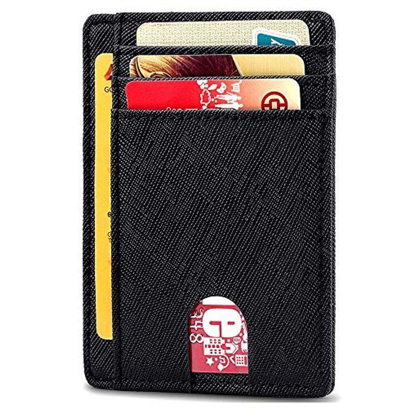 Huztencor カードケース 財布 メンズ レディース 本革 薄型 カード入れ RFID スキミング防止 大容量 男女兼用 防止機能 小  毎日がバーゲンセール