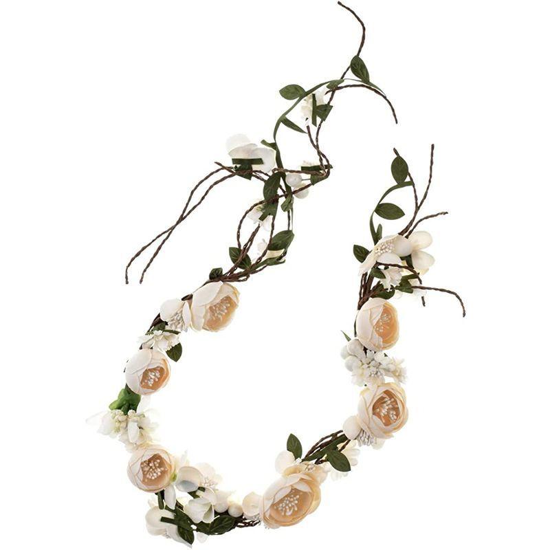 無料配達 ヘアアクセサリー Ever Fairy 花冠ラプンツェル系髪飾り北欧 新婦人 花嫁 おもてなしブライダル 花冠 フラワー ウェディング ヘッドドレス 造花 花 Www Threeriversofs Com