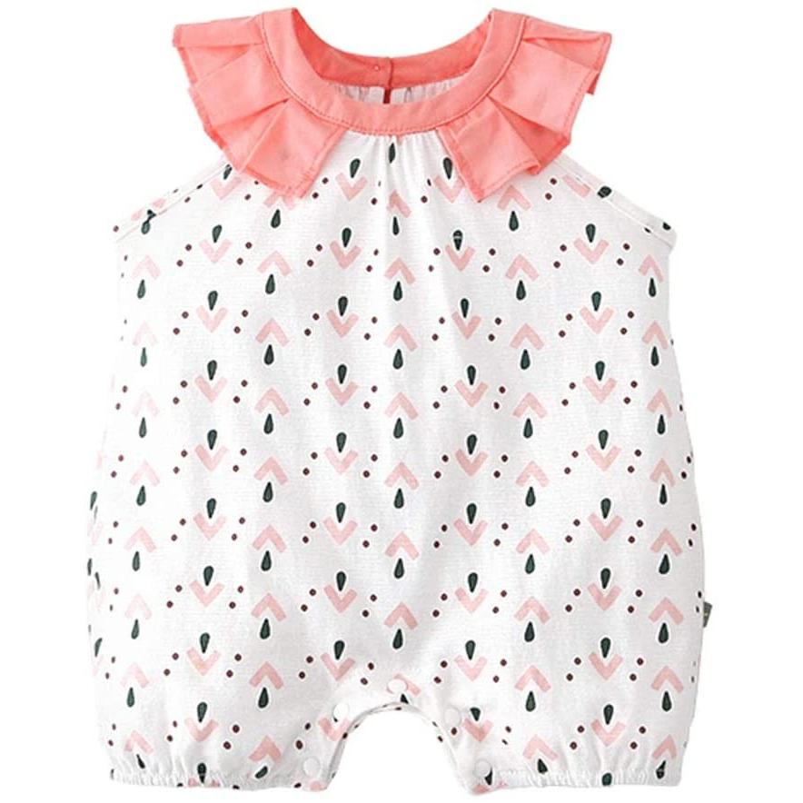 Baby Nest ベビー服 女の子 ロンパース ノースリーブ カバーオール かわいい 夏服 新生児服 赤ちゃん服 セレモニー服 通園 通学 Ppid Mukomukokab Go Id