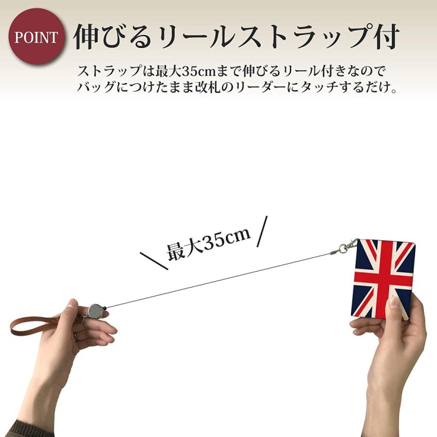 パスケース リール付き 国旗 イギリス かっこいい 世界の国旗 二つ折り 定期入れ 2枚 3枚 4枚 カードケース カード入れ イギリス国旗 Fluffy Mane 通販 Yahoo ショッピング