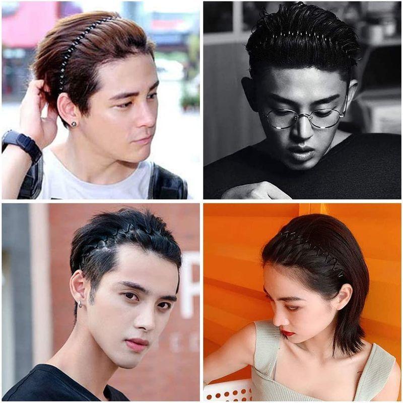メンズ カチューシャ レディース ヘアバンド 波型 スプリング 男女兼用 髪留め ヘアアクセサリー シンプル 前髪 髪飾り 黒 固定 洗顔用 Fluffy Mane 通販 Yahoo ショッピング