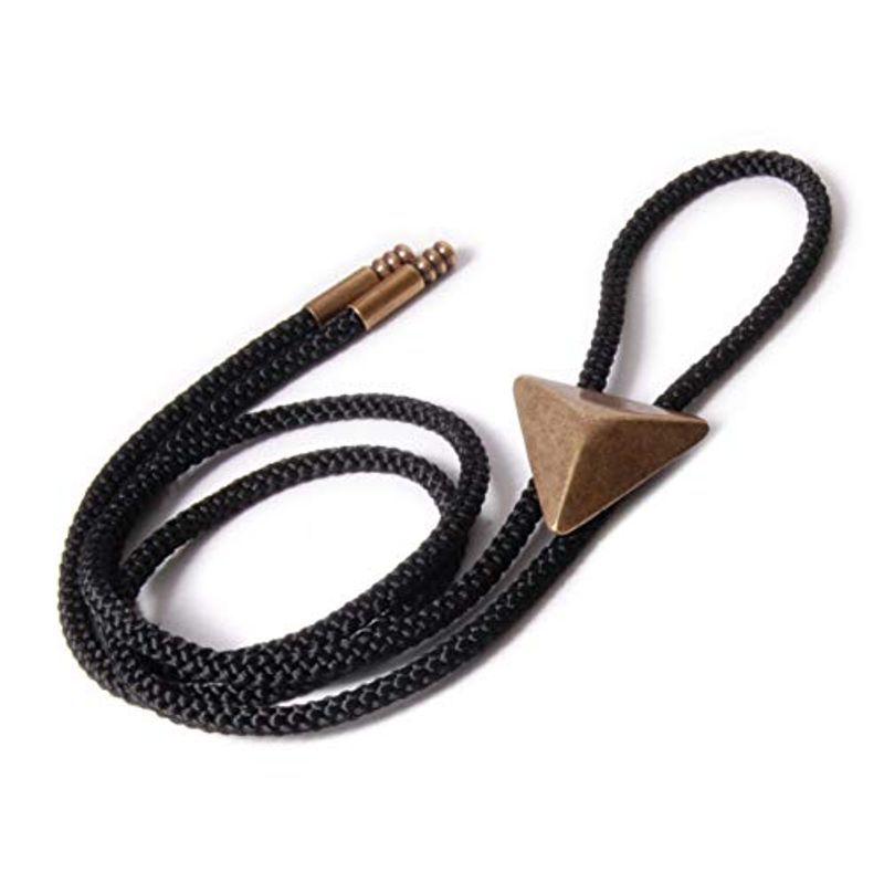 Amanogawa ループタイ メンズ レディース おしゃれ かっこいい ピラミッド アンティーク ゴールド 黒 Fordfamilylawblog Com