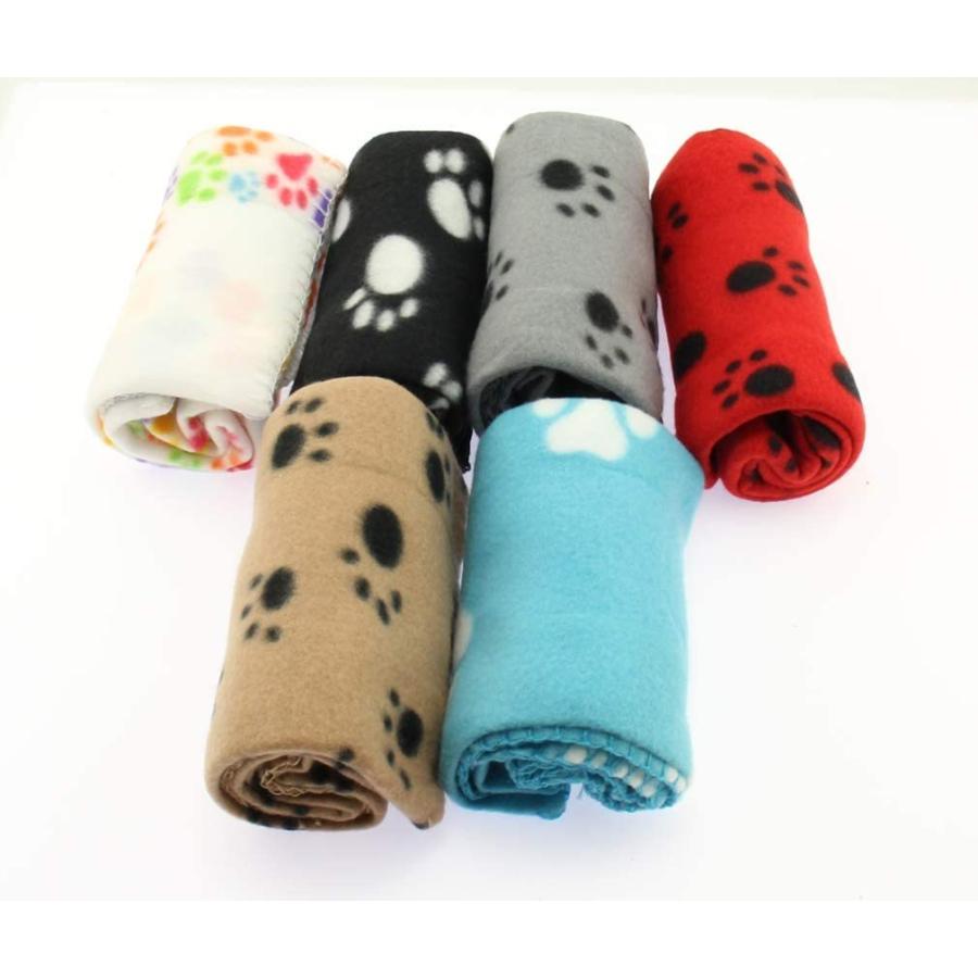 安いそれに目立つ Olive G 肉球柄が可愛い ペット用 薄手 ブランケット 6枚セット 年中使える 60 70 Democracia Tv