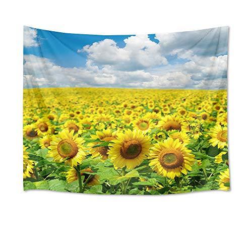 Lb 自然風景タペストリー ひまわり インテリア 壁掛け おしゃれ 室内装飾タペストリー 多機能 カバー カーテン 個性プレゼント 母の日ギフト 新 超歓迎