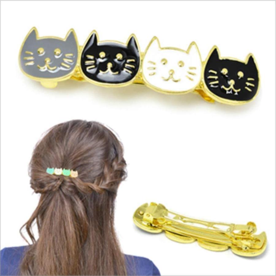 Ree Mee ヘアクリップ 4匹にゃんこ ヘアバレッタ 猫 バレッタ 髪留め ヘアアクセサリー ネコ ヘアーアクセサリー ネコ グッズ 009 Fluffy Mane 通販 Yahoo ショッピング