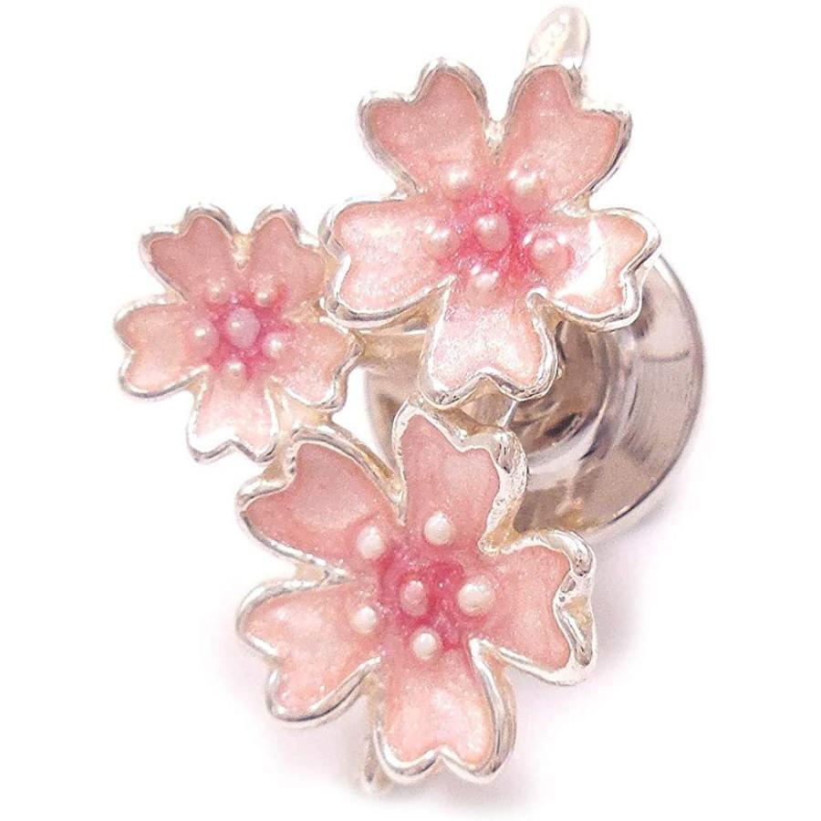 売れ筋介護用品も Saturno サツルノ ピンブローチ インポート Spni 130 桜 フラワー 花 シルバー925 メンズ レディース ラペルピン レディースアクセサリー Daihikaku Jp