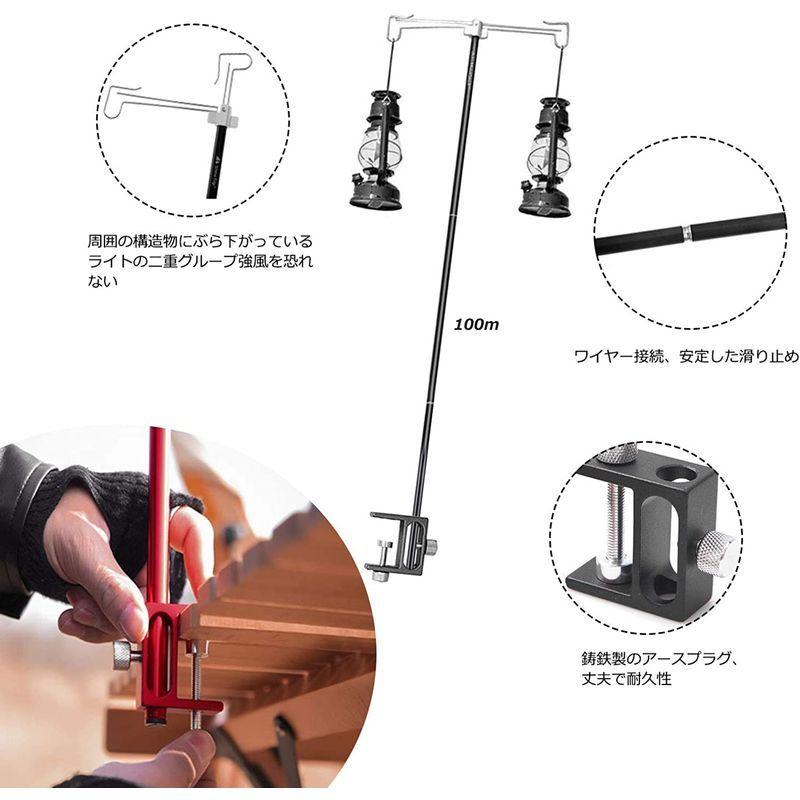 Smilerain ランタンポール ランタンスタンド テーブル ランタンハンガー クランプ式 コンパクトランタンスタンド搭載 3段階高さ 高 000 Fluffy Mane 通販 Yahoo ショッピング