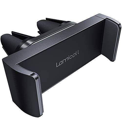 車載 スマホホルダー エアコン 吹き出し口 取付lomicall カー ホルダー 自動車 ツーグリップ式 横向き 車内