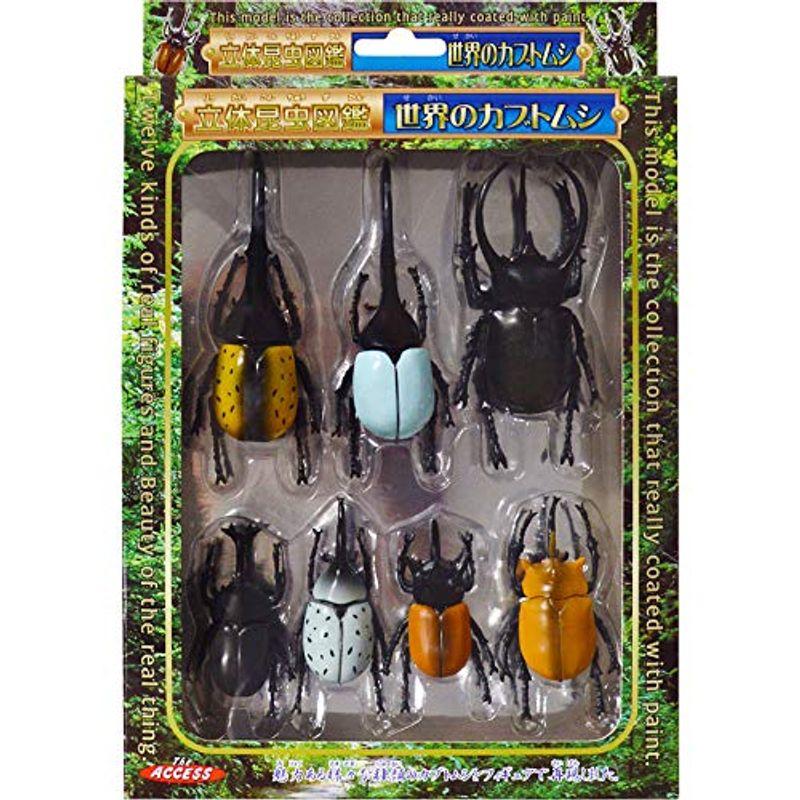 立体昆虫図鑑 世界のカブトムシ リアルフィギュア 98％以上節約 昆虫 いよいよ人気ブランド