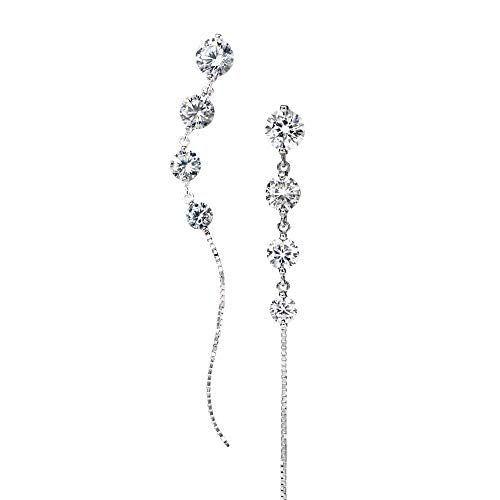 最終値下げ 揺れる 加工 プラチナ レディース ピアス York New From Gift チェーンピアス プ 女性 金属アレルギー対応 ロングピアス メンズアクセサリー