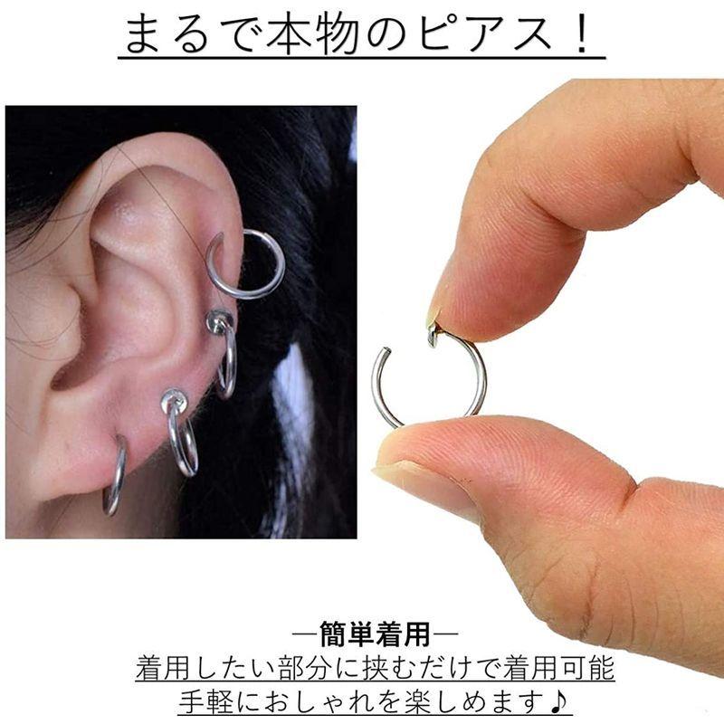 Puente ピアス穴不要 フェイクピアス 3連 チェーン プレート付き 両耳セット イヤリング イヤーカフ 鎖 ロング 穴なし メンズ Fluffy Mane 通販 Yahoo ショッピング