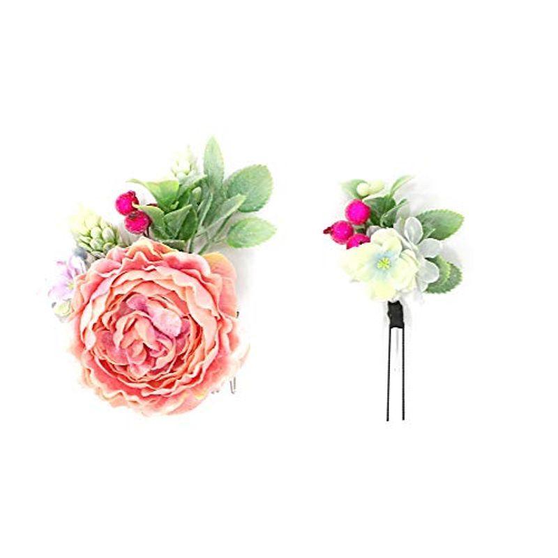 外箱不良宅配便送料無料 髪飾り 成人式 花 振袖 前撮り ドレス 袴 2点セット 白 オフホワ髪型 ヘアスタイル ヘアアレンジ ドライフラワー No 9 4990 Hanagrocare Com