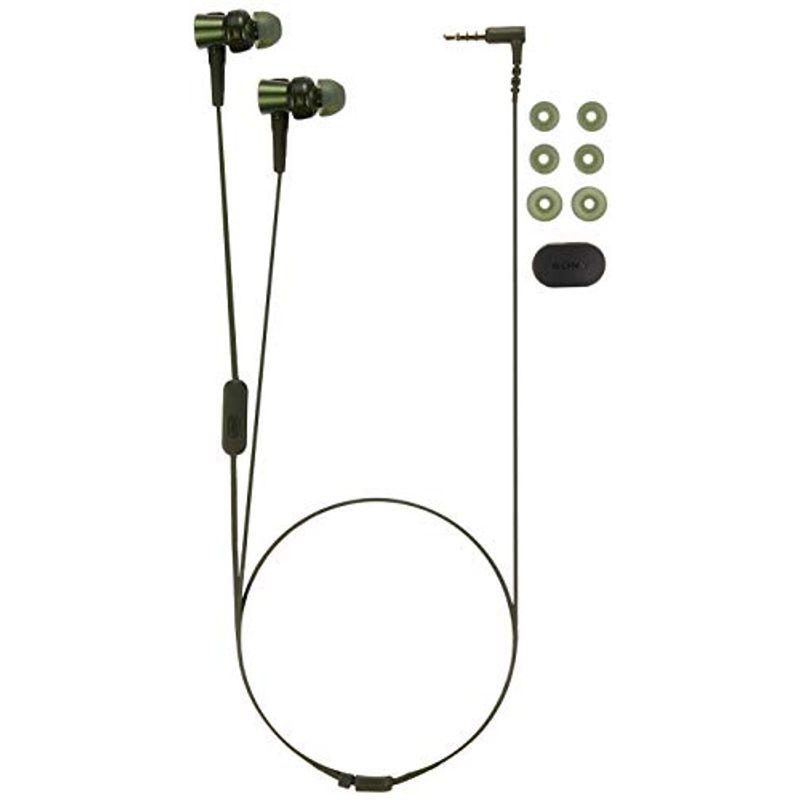 ソニー イヤホン 重低音モデル MDR-XB75AP : カナル型 リモコン・マイク付き グリーン MDR-XB75AP G MDR XB75AP ソニー イヤホン 重低音モデル カナル型 リモコン マイク付き グリーン