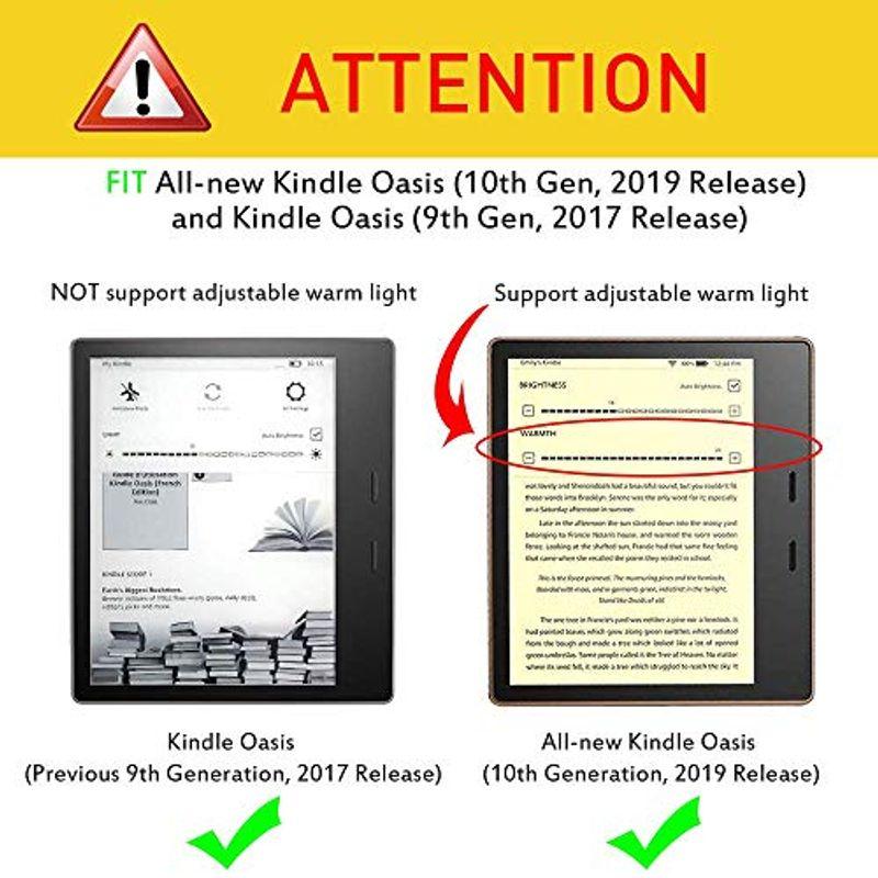 Fintie Kindle Oasis 第10世代 2019 Newモデル / 第9世代 2017 専用保護ケース 軽量 薄型 マグネット機｜flvffymene｜08