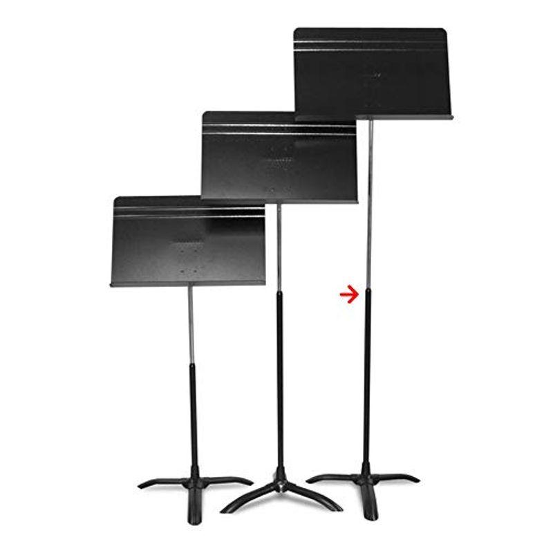 完成品配送 マンハセット 譜面台 M48T シンフォニーモデル(Symphony Stand) トールバージョン ブラック
