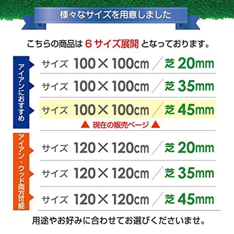 海外品 GolfStyle 傾斜 ゴルフマット 100×100cm PGAプロと共同開発 ゴルフ 練習 マット 大型 斜面 アプローチ ショット 練 【E8906995286】(31339円)