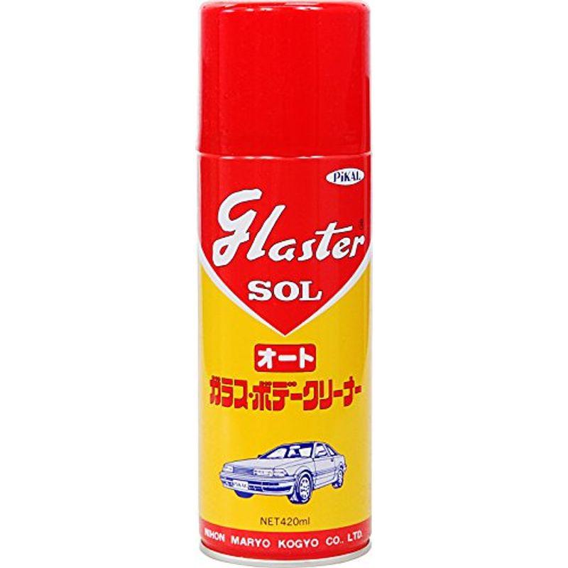 PiKAL 日本磨料工業 スプレー ガラス・ボディークリーナー グラスターゾルオート 420ｍｌ エアゾール式 HTRC2.1｜flvffymene｜03