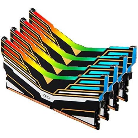 OLOy DDR4 RAM 32GB (2x16GB) Warhawk Aura Sync RGB 3200 MHz CL16