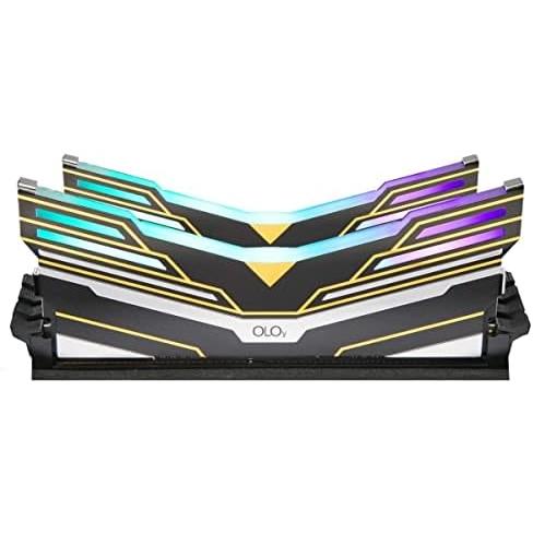 OLOy DDR4 RAM 32GB (2x16GB) Warhawk Aura Sync RGB 3200 MHz CL16