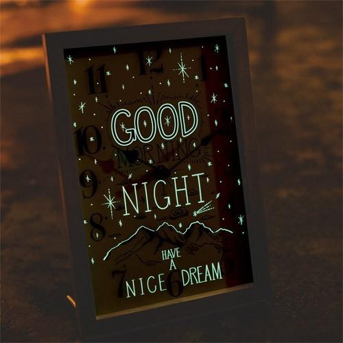 GOOD MORNING ＆ GOOD NIGHT CLOCK （グッドモーニング ＆ グッドナイト クロック） CL1692 【ポイント5