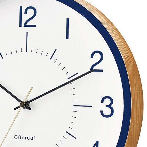 INTERFORM（インターフォルム） LEFTEO WALL CLOCK BLUE （レフテオ