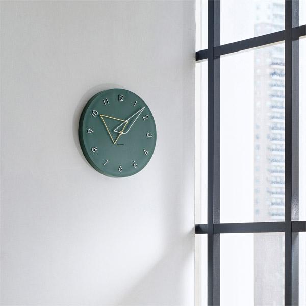 INTERFORM（インターフォルム） COLMIO WALL CLOCK GREEN （コルミオ