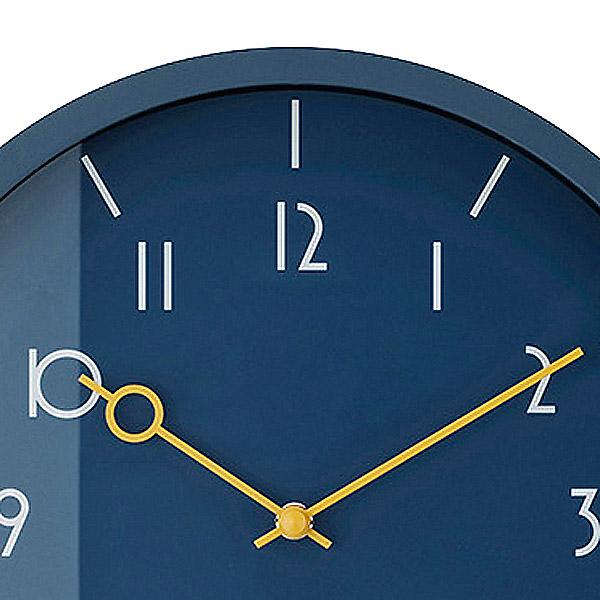 INTERFORM 掛時計 VETELI ネイビー CL-4344 INTERFORM（インターフォルム） VETELI WALL CLOCK NAVY （ヴェテリ