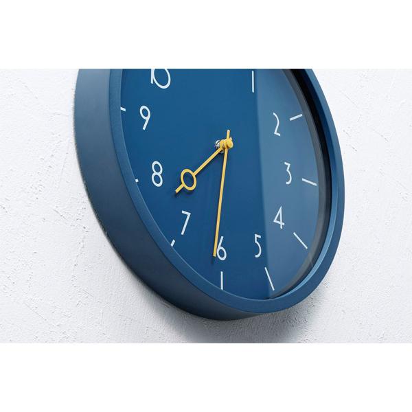 INTERFORM 掛時計 VETELI ネイビー CL-4344 INTERFORM（インターフォルム） VETELI WALL CLOCK NAVY （ヴェテリ
