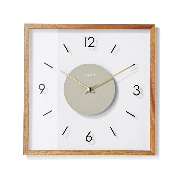 INTERFORM（インターフォルム） LATURI WALL CLOCK BROWN （ラトゥリ ウォール クロック ブラウン） CL ...