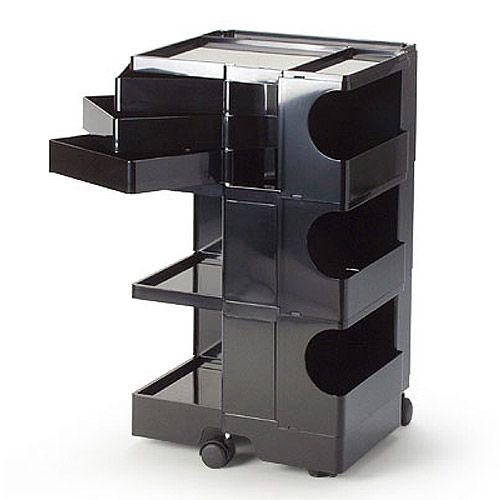 Joe colombo ボビーワゴン3段3トレイ Joe Colombo（ジョエ・コロンボ） 正規輸入品 BOBY WAGON 3×3 BLACK